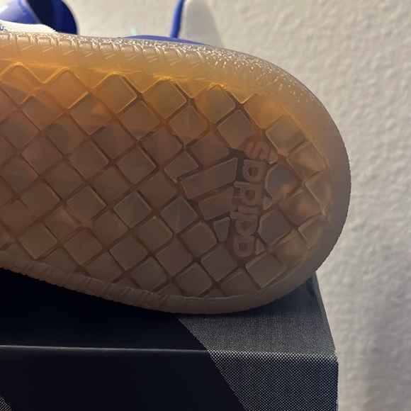 NWT Adidas Men's The Velosamba Vegan Shoes - Lucid Blue/Off White - HQ6709 - Picture 10 of 12